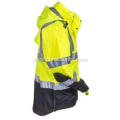 Unisex Hi Vis Green  Rain Jacket